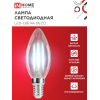 Лампа светодиодная IN HOME LED-СВЕЧА-deco 15Вт 230В Е14 6500К 1455Лм прозрачная 4690612055961