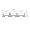 Профиль для светодиодной ленты Arlight PHS-3X-F-2000 ANOD 013214