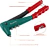 KRAFTOOL X-3 заклепочник, литой корпус 31170_z01