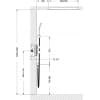 Душевая система Timo Petruma 2-х режимная, с термостатом (SX-5029/00SM chrome)