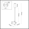 Настенный светильник Odeon Light Ray 6678/5L