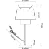 Интерьерная настольная лампа Odeon Light Kressa 4992/1T