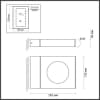 Настенный светильник уличный Odeon Light Como 6653/5WL