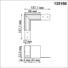 Соединитель L-образный Novotech Flum 135166
