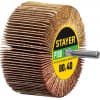 Круг шлифовальный STAYER лепестковый, на шпильке, P100, 80х40 мм 36609-100