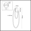 Настенный светильник Odeon Light Corda 4391/20WL