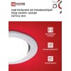 Светильник встраиваемый IN HOME GX53R-deco СЕТКА-WH под лампу GX53 белый 4690612044354