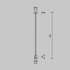 Крепление потолочное Maytoni Accessories for tracks Flarity TRA159С-IPC1-B