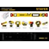 STAYER ProStabil Magnet 1500 мм уровень магнитный с двумя фрезерованными поверхностями 3480-150