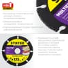 STAYER MultiCut 125х22,2мм, диск отрезной по дереву для УШМ 36860-125