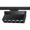 рехфазный трековый свтильник IP33 LED 4000К 25W 110-265V EOS 358326 PORT NT19 047 черный Т