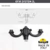 Парковый фонарь FUMAGALLI NEBO OFIR/NOEMI 2L E35.202.R20.WXH27