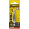 Сверло ступенчатое STAYER 4-12 мм, 5 ступеней, HSS 29660-4-12-5