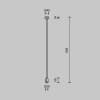Крепление потолочное Maytoni Accessories for tracks Flarity TRA159С-SL1-B