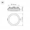 Встраиваемый светильник Arlight LTD-115SOL 15W 3000K IP44 020708
