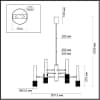 Потолочная люстра Odeon Light Mehari 4240/6C