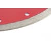 Диск алмазный, отрезной сплошной, 125 х 22,2 мм, тонкий, мокрая резка Matrix Professional 730787