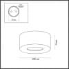 Потолочный светильник ODEON LIGHT BENE 4284/7CL