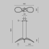 Подвесной светильник Curve MOD156PL-L52B4K Maytoni