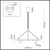 Подвесной светильник ODEON LIGHT BEVEREN 3918/48L
