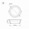 Встраиваемый светильник Arlight LTM-R60WH-Frost 3W 3000K IP40 020762