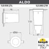 Грунтовый светильник FUMAGALLI ALDO 1L0.000.000.AXZ1L
