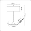 Интерьерная настольная лампа Odeon Light Bergi 5064/2T