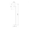 Торшер Tandem 01085/2 никель Eurosvet