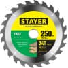 STAYER FAST 250 x 32/30мм 24Т, диск пильный по дереву, быстрый рез 3680-250-32-24_z01