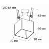 Точечный светильник DL 3024 DL 3024 white Italline