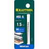 KRAFTOOL HSS-G 1.5 х43мм, Сверло по металлу HSS-G, сталь М2(S6-5-2) 29651-1.5