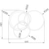Потолочный светильник Escada CONTOUR 10213/4LED BL White