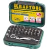 Набор битов с мини-трещоткой KRAFTOOL 33 шт., Cr-V 26157-H33 Профессионал