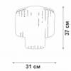 Потолочная люстра Vitaluce V5154-1/4PL