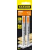 Полотна STAYER, T111C, для эл/лобзика, HCS, по дереву, ДВП, ДСП, T-хвост., шаг 3мм, 75мм, 2шт 15987-3_z02