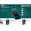 KRAFTOOL COBALT 10шт(1-10мм), Набор сверл по металлу HSS-Co(8%), сталь М42(S2-10-1-8) 29656-H10