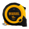 Рулетка 10м х 25мм, двухкомп. корпус, кнопка-пауза Denzel 31545