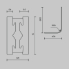 Радиусный коннектор для шинопровода Flarity черный Maytoni Accessories for tracks Flarity TRX154-RC80-B-26002
