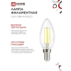 Лампа светодиодная IN HOME LED-СВЕЧА-deco 4PACK 9Вт 230В Е14 3000К 1040Лм (4шт./упак) прозрачная 4690612052540