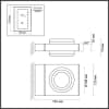 Настенный светильник уличный Odeon Light Vart 6654/6WL