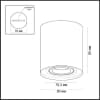 Потолочный светильник Odeon Light Tuborino 3566/1C