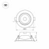Точечный светильник Arlight POLAR 032309