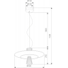 Подвесной светильник Eurosvet Titania 40029/1 LED/ белый
