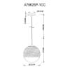Подвесной светильник Artelamp Jupiter Chrome A7962SP-1CC