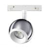 Трековый св-ник для низков.шинопровода IP20 LED 4000K 10W 48V FLUM 358396 SHINO NT20 029 хром/белый