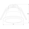 Точечный светильник Elektrostandard Mils 25010/01
