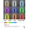Светильник уличный светодиодный IN HOME ДБУ MARS90-30RGB-SMART-ВL 30Вт 900x80 с пультом ДУ IP54 черный 4690612060996