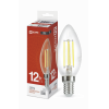 Лампа светодиодная IN HOME LED-СВЕЧА-deco 12Вт 230В Е14 4000К 1350Лм прозрачная 4690612053677