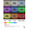 Светильник светодиодный IN HOME ELEGANT ARIS-125RGB-SMART-BL 125Вт 230В 3000-6500K 8800Лм 585х585х115мм пульт ДУ черный 4690612051314