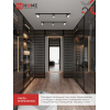 Светильник трековый IN HOME TR-SOFT-GX53 SB-BS-BL под GX53 дымчатый плафон, черный 4690612058016